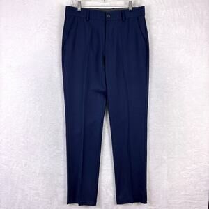 Druids Golf Pants Mens 32x32 Navy Performance Stretch Lightweight Preppy Summer